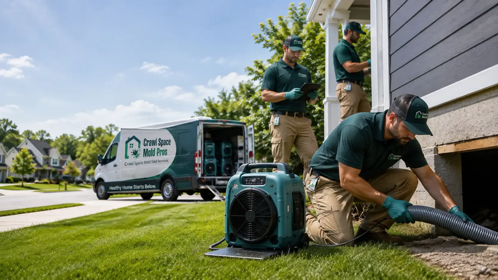 Crawl Space Mold Removal in Flint, TX